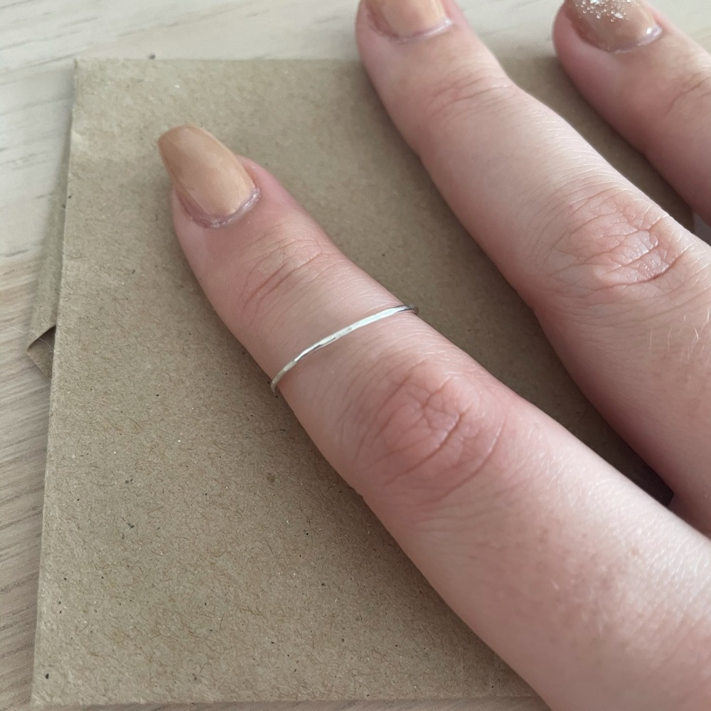 Silver Dainty Ring